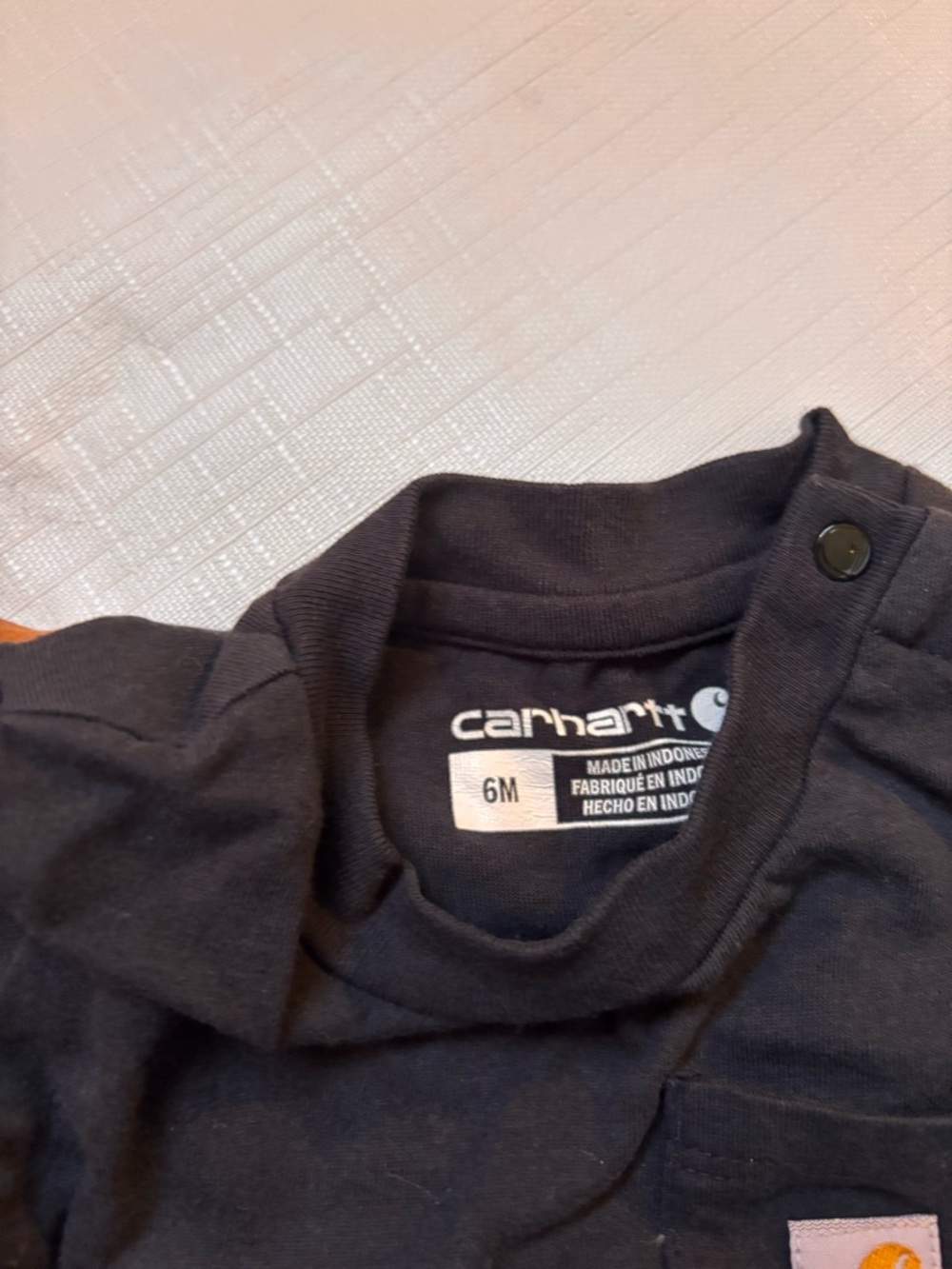 Carhartt Baby Short Sleeve Bodysuit bundle Brown & black - Picture 3 of 4